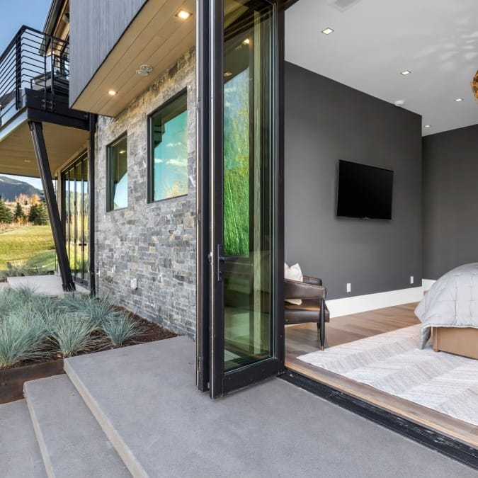 Bi-Fold Sliding Wall