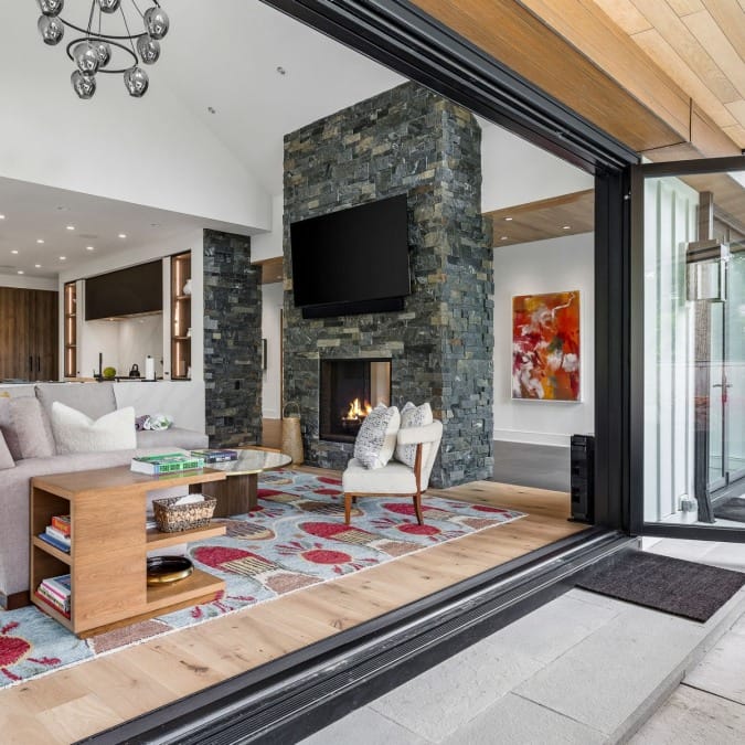 Double Sided Fireplace Double Sided Fireplace