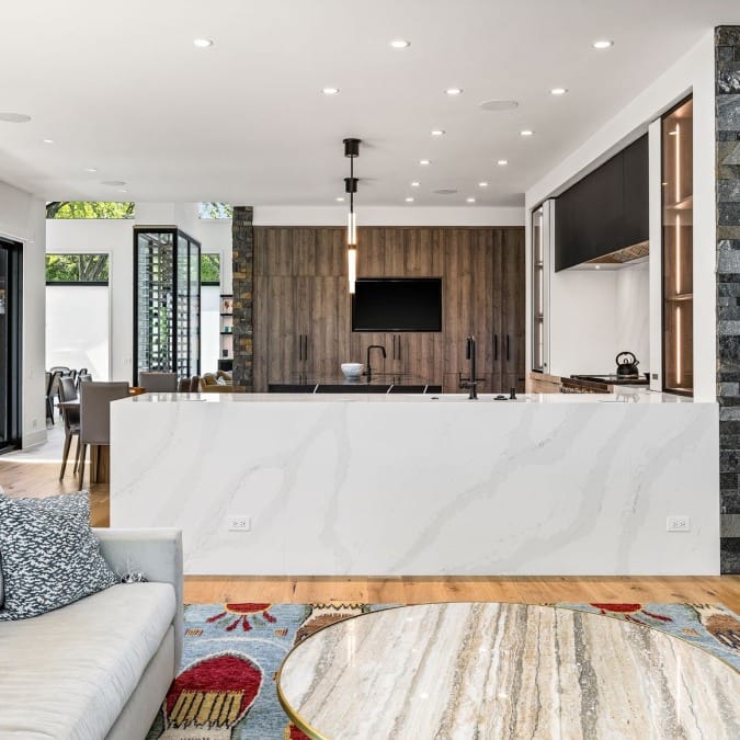 Peninsula with Double Sided Thickened Edge Peninsula with Double Sided Thickened Edge