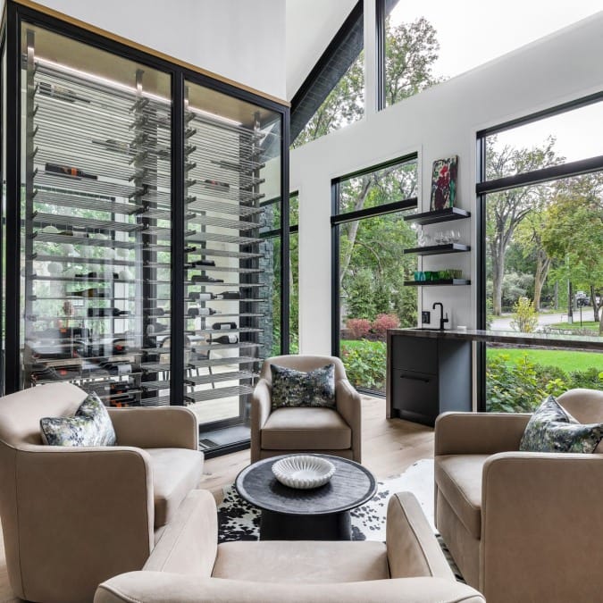 Wet Bar with Refrigerated Drawers. GeoLuxe Counters Wet Bar with Refrigerated Drawers. GeoLuxe Counters