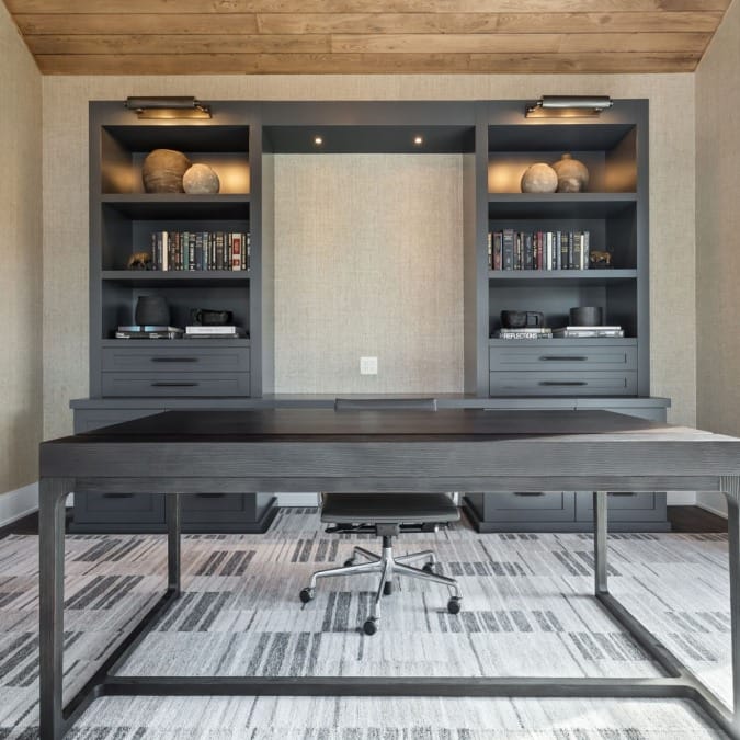 Home Office with Cabinetry Style Built-Ins Home Office with Cabinetry Style Built-Ins