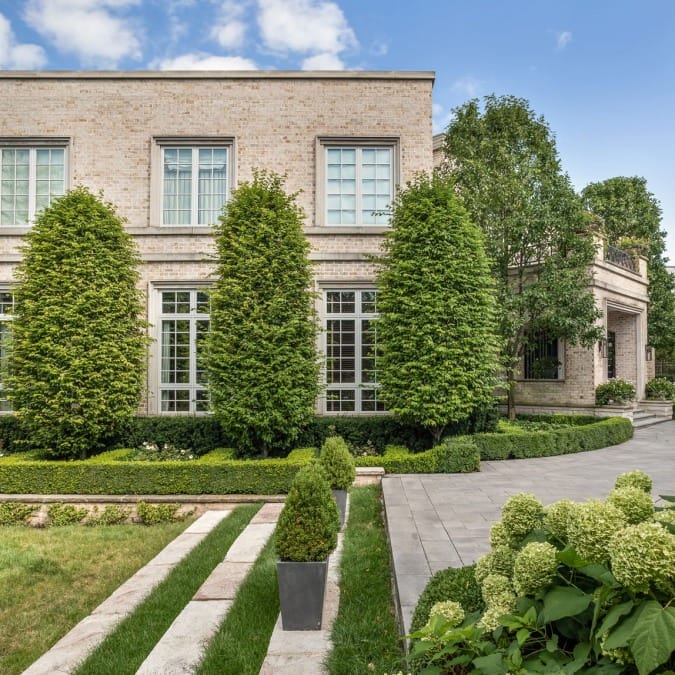 Side Angle of Neoclassical Estate