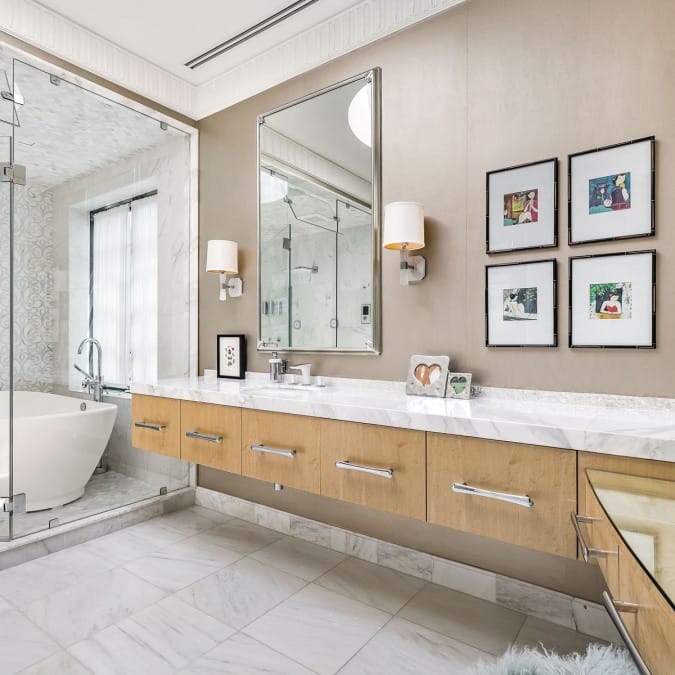 Wet Room with Freestanding Tub