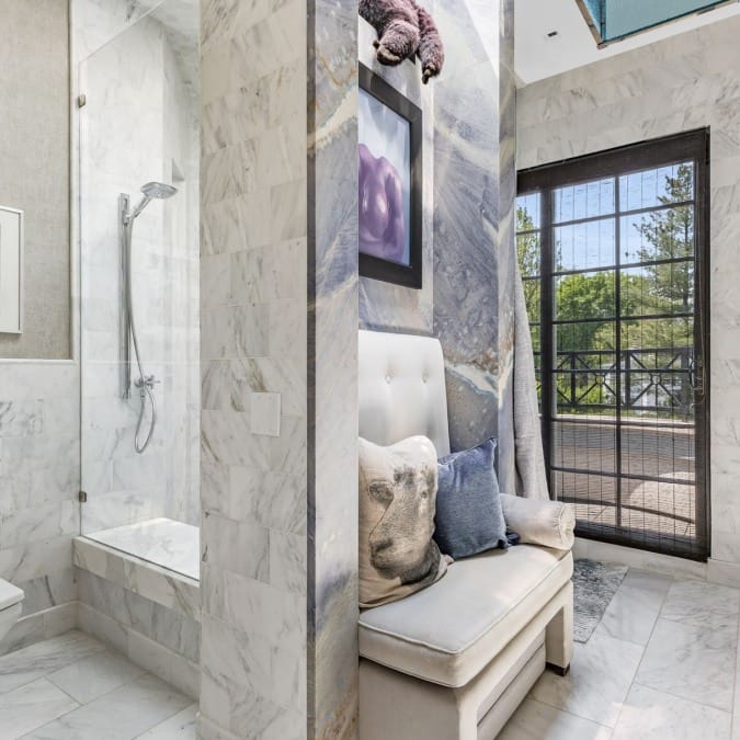 Bench Seating with Wall Hung Toilet