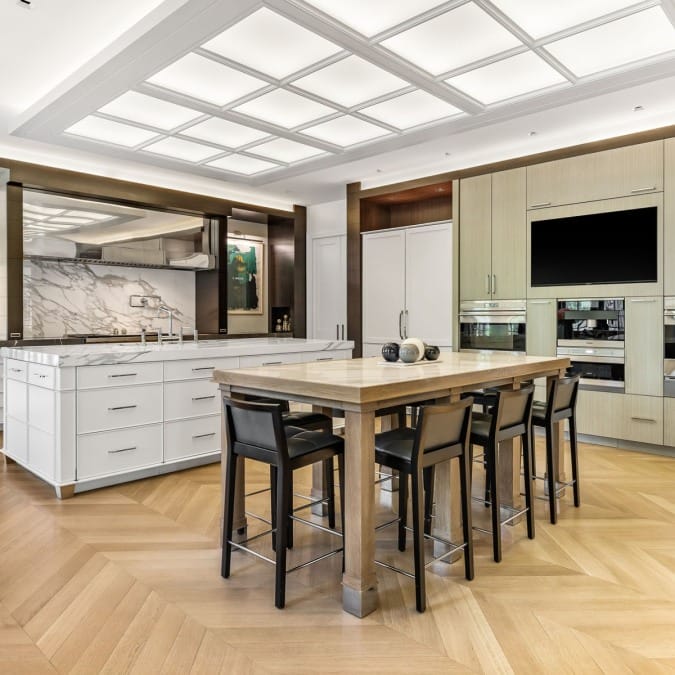 Kitchen Seating for 8, Oversized Island with Storage