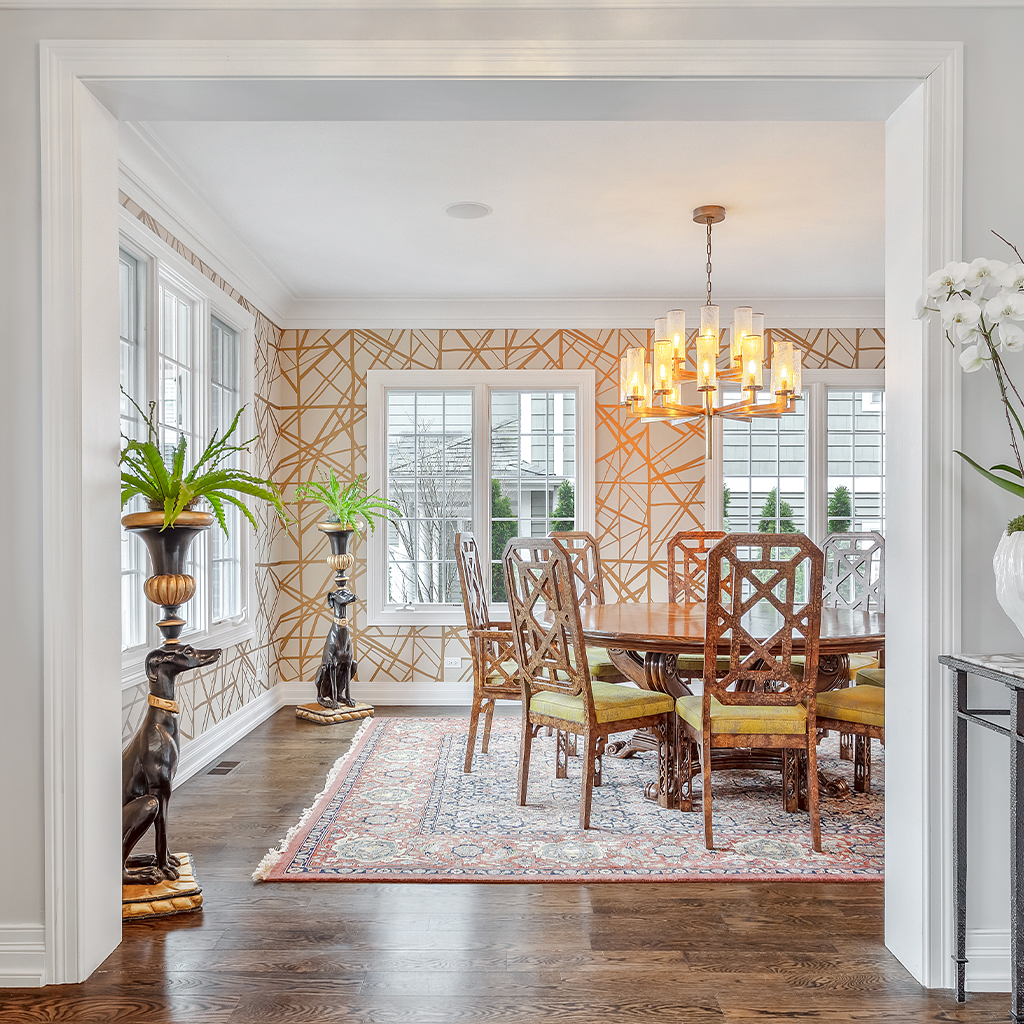 Image of a dining room remodeled by Michael Bennett Homes®