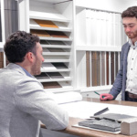 Consultation Between Client And Custom Home Builder