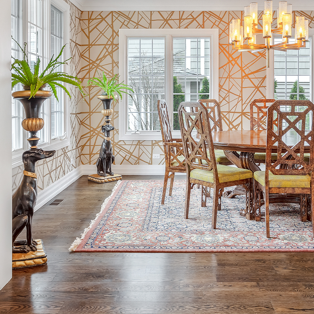 Image of a dining room remodeled by Michael Bennett Homes®